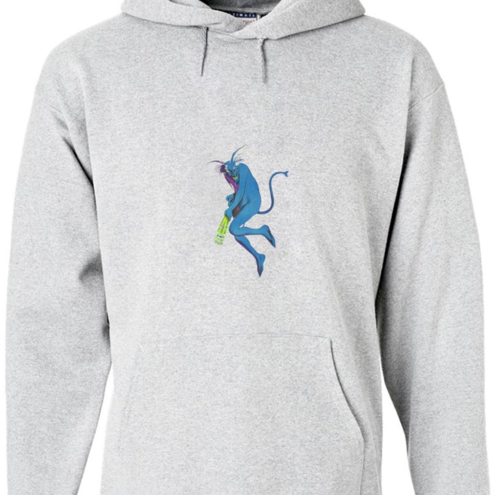 Hooded Gray Sweatshirt